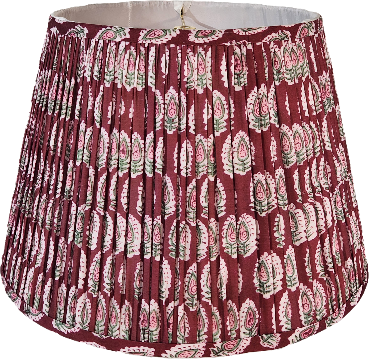 Deep Red Conical Lamp Shade