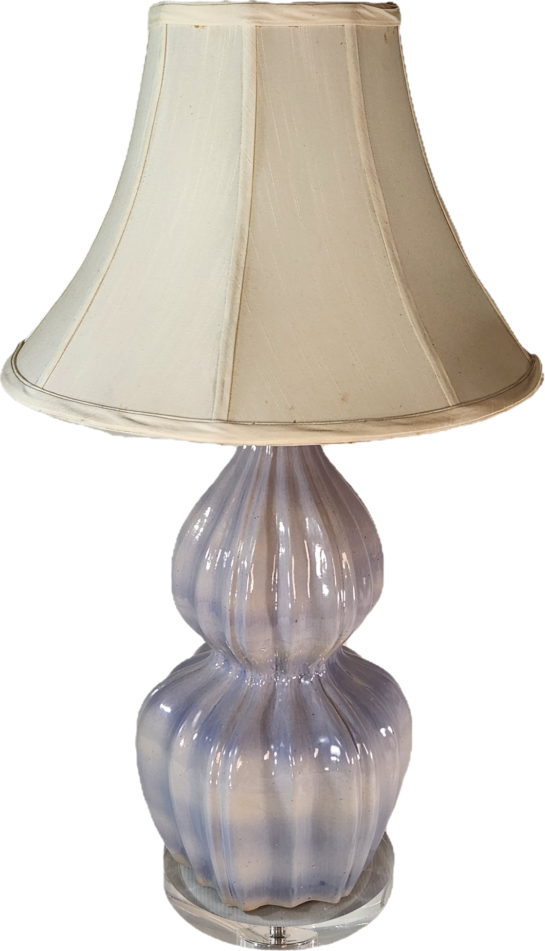 Violet Flumed Double Gourd Lamp