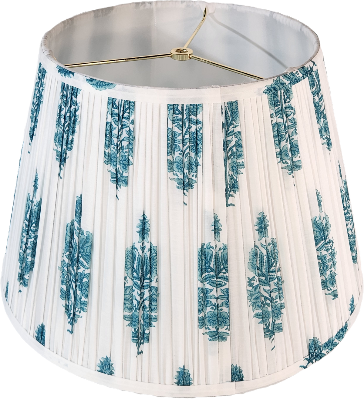 White Conical Pattern Lamp Shade