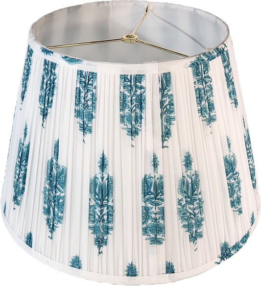 White Conical Pattern Lamp Shade