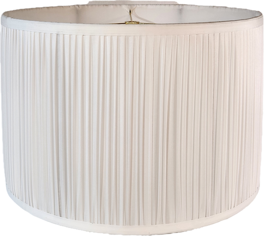 White Cylindrical Lamp Shade