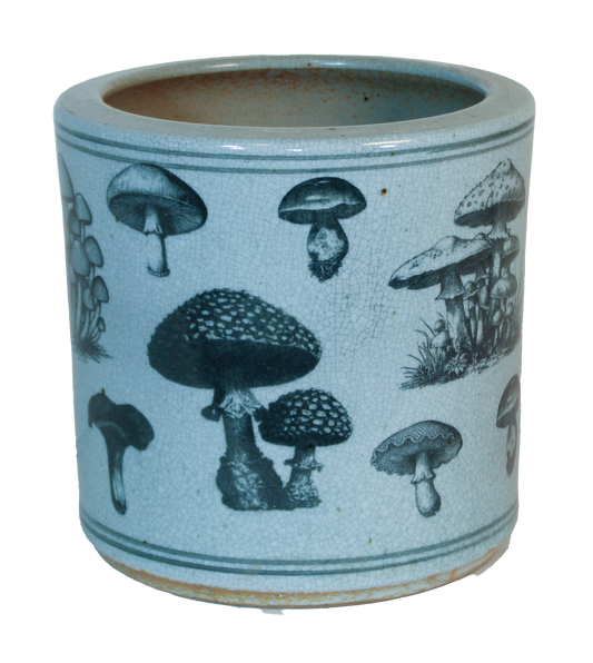Assorted Mushroom Stamped Brush Pot