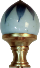 Load image into Gallery viewer, Blue Lotus Bud Finial