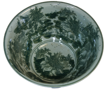 Load image into Gallery viewer, Green Village Scenery Bowl Basin