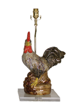 Load image into Gallery viewer, Rooster Porcelain figurine Lamps