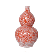 Load image into Gallery viewer, Vitriol Red Double-Gourd Bottle