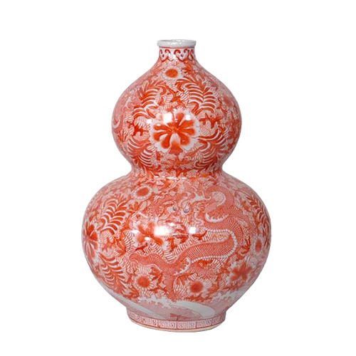 Vitriol Red Double-Gourd Bottle