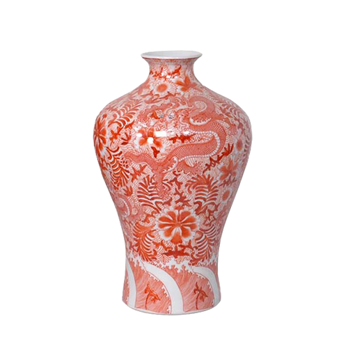 Vitriol Red Meiping Vase