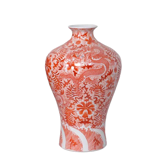 Vitriol Red Meiping Vase