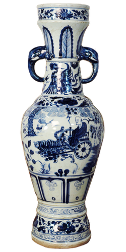 Tall Double Ear Vase
