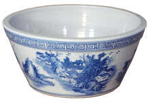 Load image into Gallery viewer, Classic Blue and White Planter Pot
