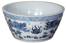 Load image into Gallery viewer, Classic Blue and White Planter Pot