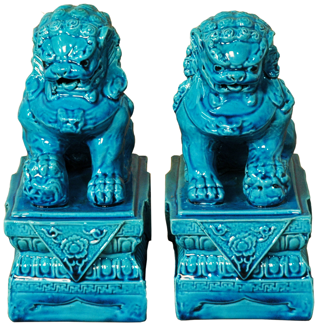 Turquoise Foo Dog