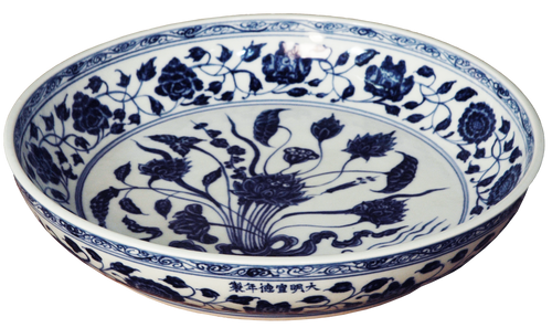 Floral Porcelain Plate