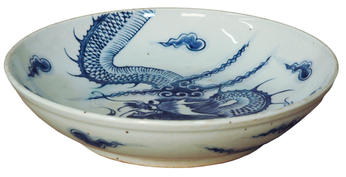 Porcelain Dragon Plate