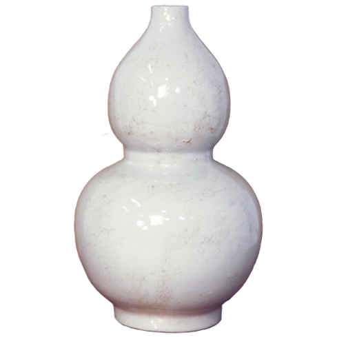 White Double Gourd Vase