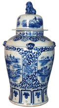 Load image into Gallery viewer, Blue &amp; White 32&quot; Scenery General&#39;s Jar