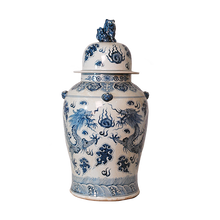 Load image into Gallery viewer, Vases with Blue Dragon Decal