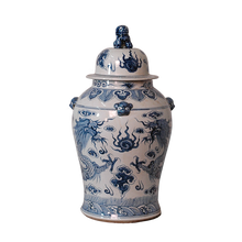 Load image into Gallery viewer, Vases with Blue Dragon Decal