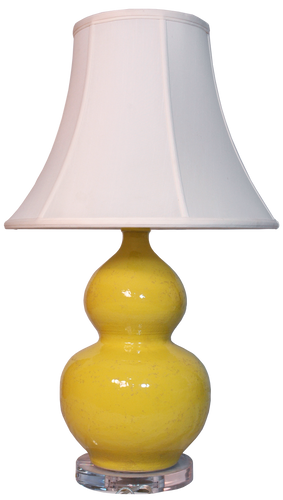 Yellow Double Gourd Bottle Lamp