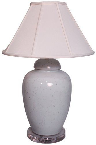 Tall Covered Jar Lamp