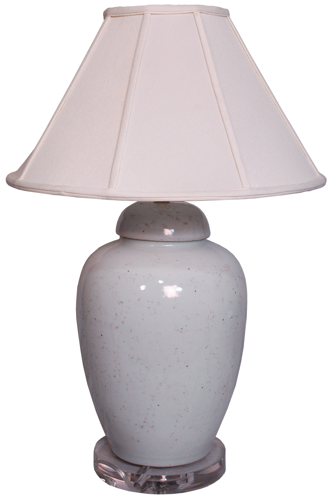 Tall Covered Jar Lamp