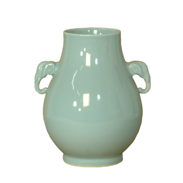 Elephant Handle Vase