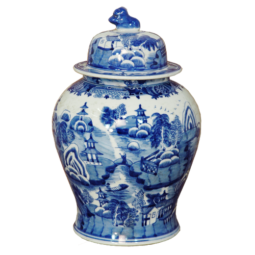 Blue and White General's Jar