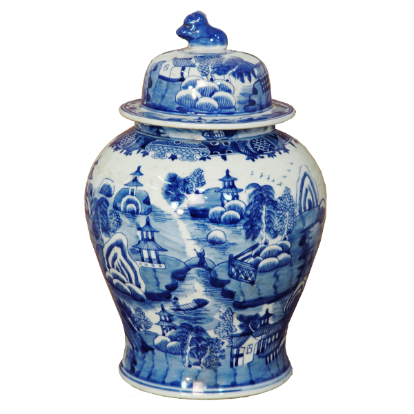 Blue and White General's Jar