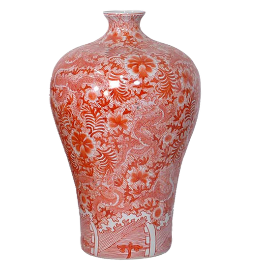 Vitriol Red Meiping Vase