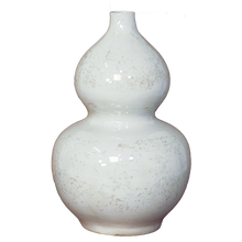 Load image into Gallery viewer, White Double Gourd Vase