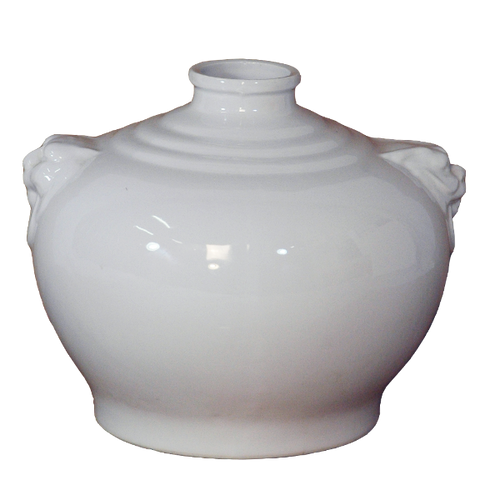 White Round Table Vase