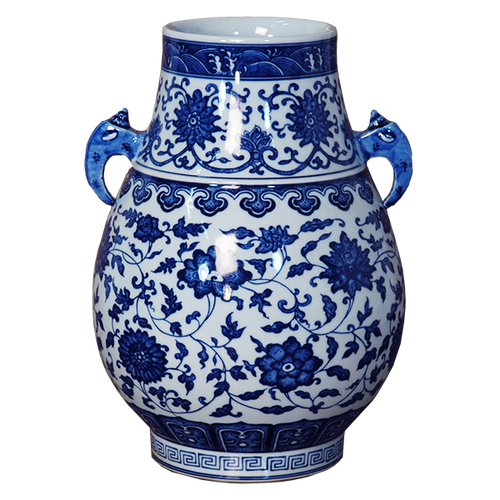 Lotus Design Double Ear Vase