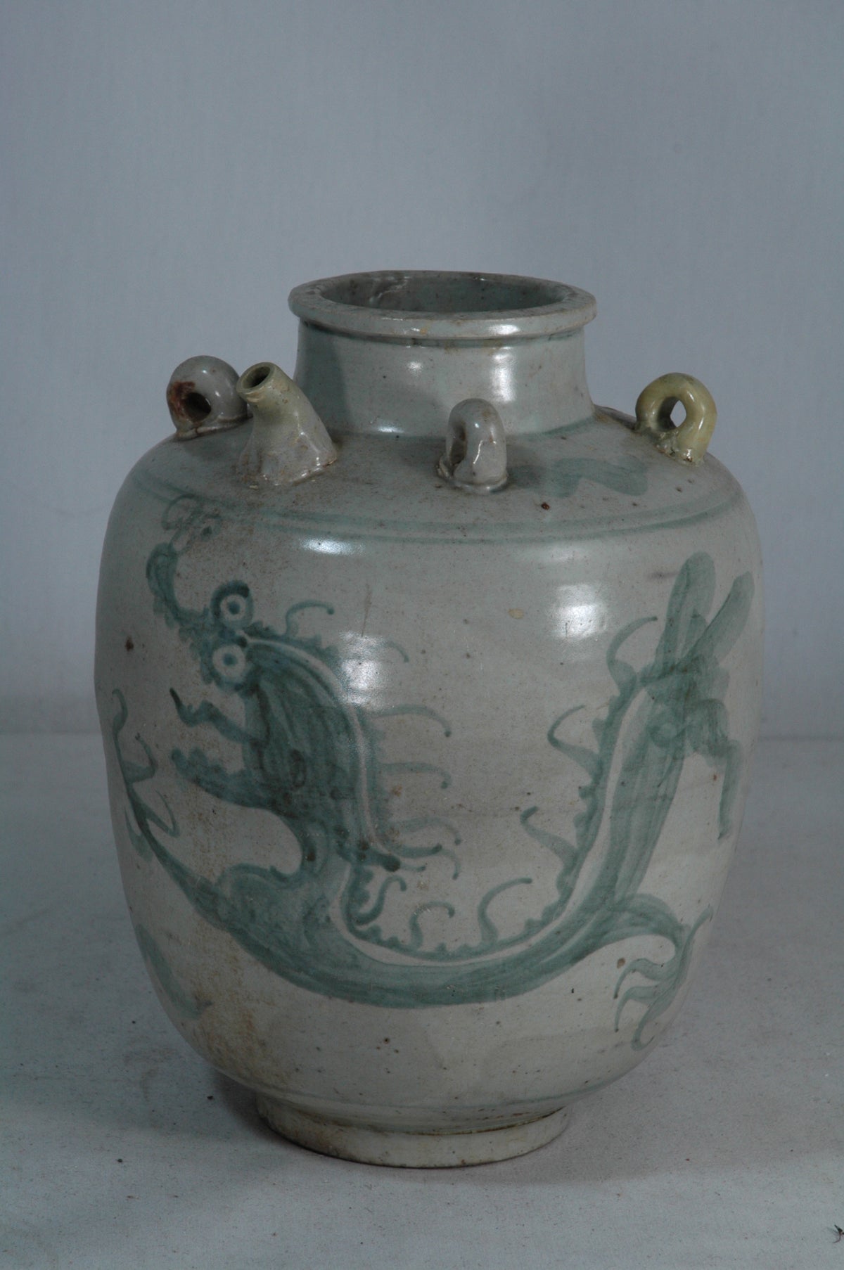 Antique Ming Dynasty Oil Jar