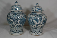 Load image into Gallery viewer, Vases with Blue Decal