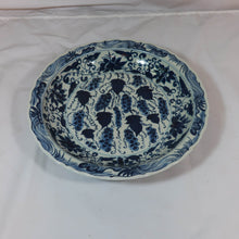Load image into Gallery viewer, Porcelain Plate with Blue Grape Detailing