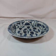 Load image into Gallery viewer, Porcelain Plate with Blue Grape Detailing