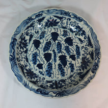 Load image into Gallery viewer, Porcelain Plate with Blue Grape Detailing
